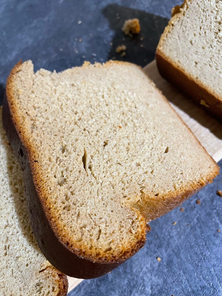 rodaja de pan sin gluten